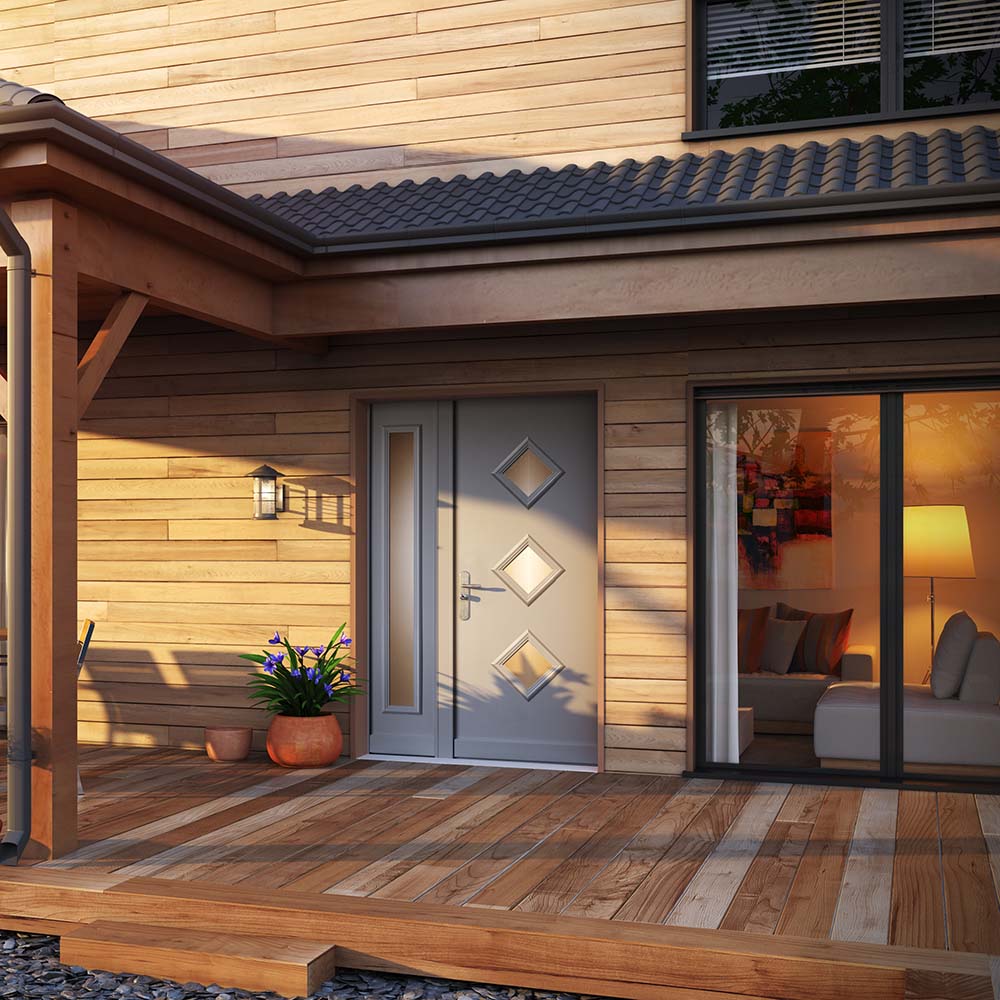 Rénovation sur mesure de porte blindée appartement à Tonnerre.